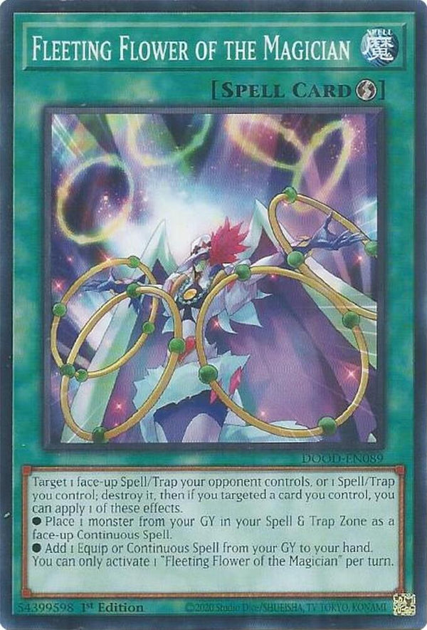 Fleeting Flower of the Magician - DOOD-EN089 - Common - 1st Edition