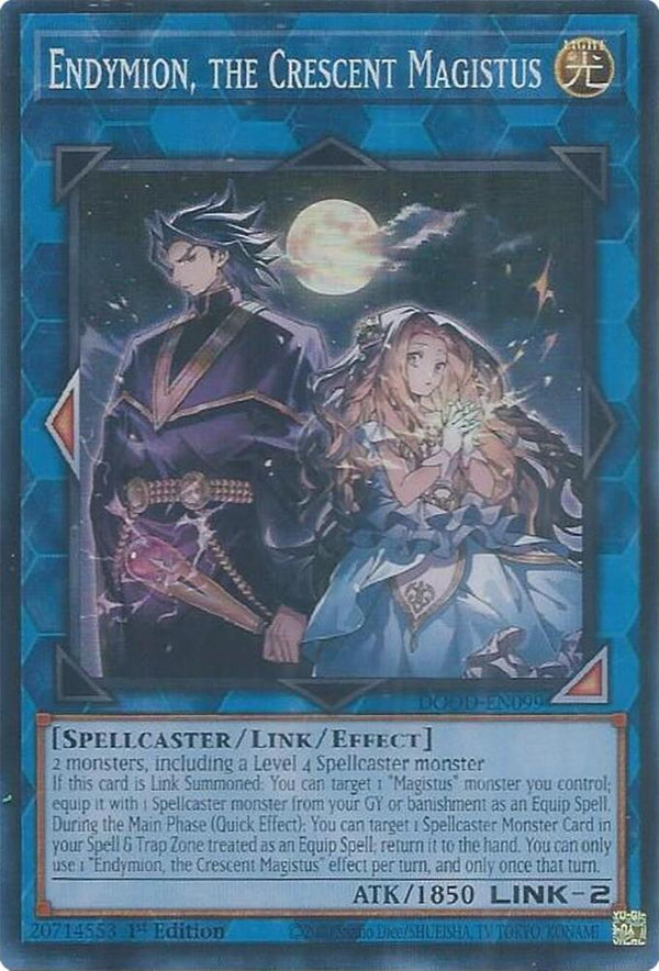 Endymion, the Crescent Magistus - DOOD-EN099 - Super Rare - 1st Edition