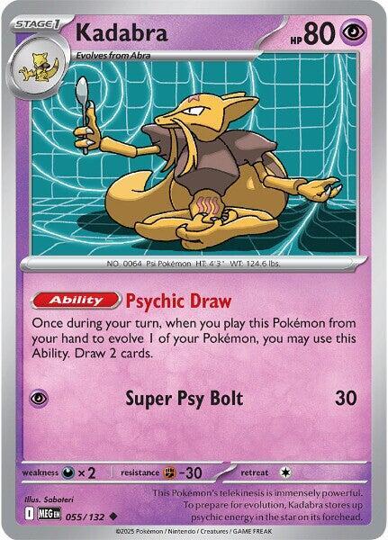 Kadabra - 055/132 - Uncommon