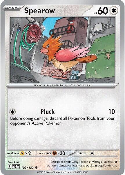 Spearow - 102/132 - Common