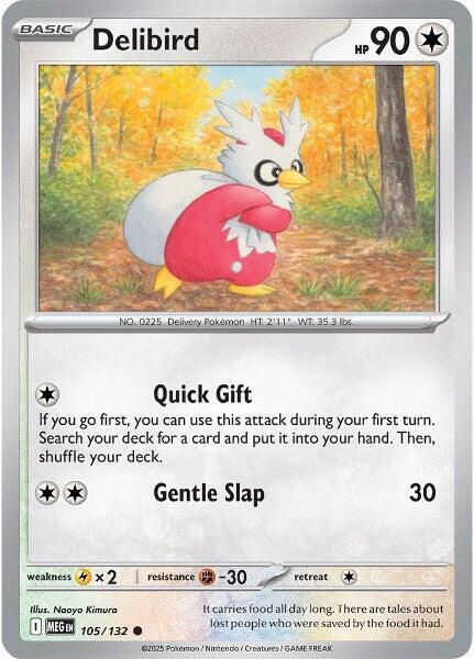 Delibird - 105/132 - Common