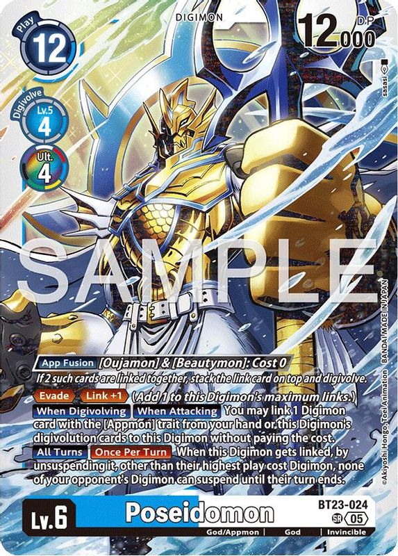 Poseidomon - BT23-024 - Super Rare
