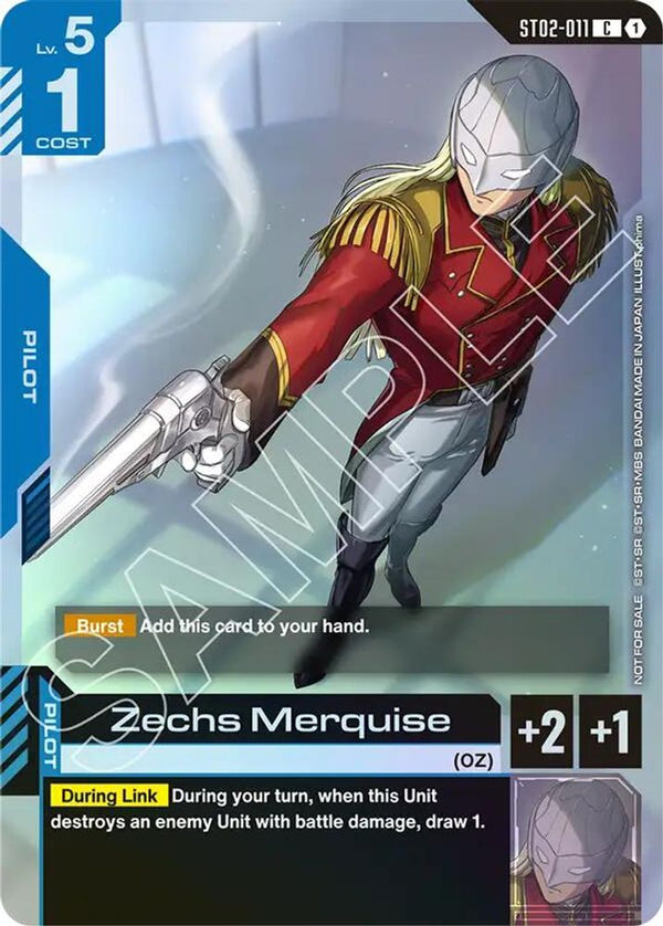 Zechs Merquise (Championship Participation Pack 01) - ST02-011 - Common