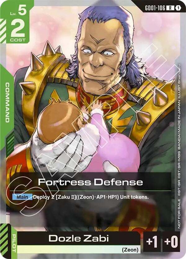 Fortress Defense (Championship Participation Pack 01) - GD01-106 - Rare