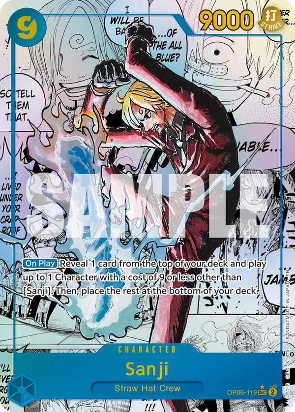 Sanji (PRB02) (Manga) - OP06-119 - Secret Rare