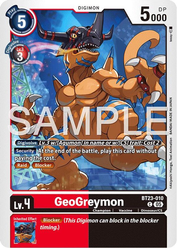 GeoGreymon - BT23-010 - Common