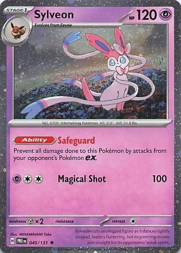 Sylveon - 040/131 - Rare (Cosmos Holo)