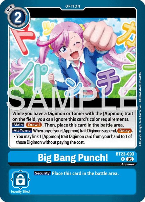 Big Bang Punch! - BT23-093 - Common