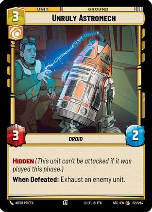 Unruly Astromech - 221/264 - Common