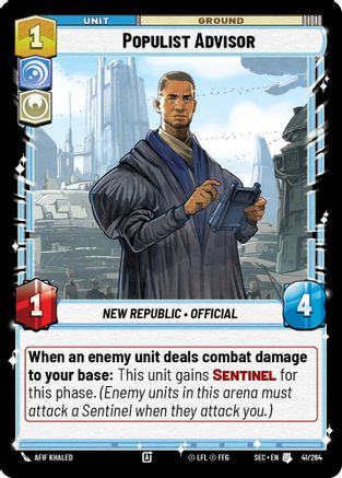 Populist Advisor - 41/264 - Uncommon