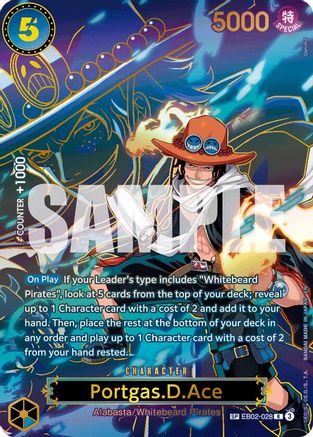 Portgas.D.Ace - EB02-028 (OP13 Special) - EB02-028 - Rare