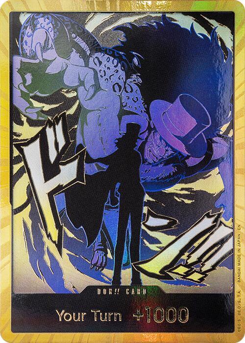 DON!! Card (Rob Lucci) (Gold) - PRB02 - DON!!