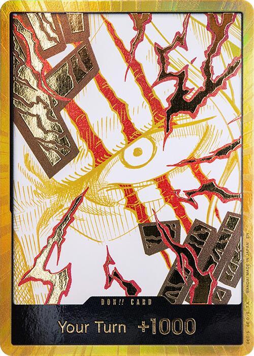 DON!! Card (Shanks) (Gold) - PRB02 - DON!!