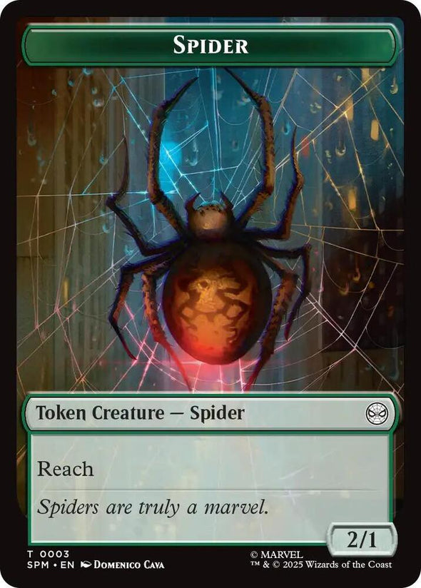 Illusion Villain // Spider Token (Foil) (TSPM)
