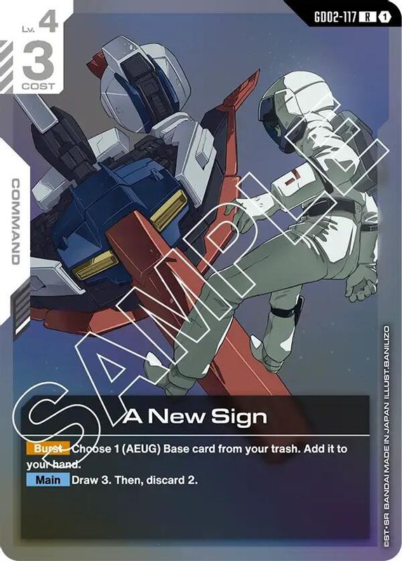 A New Sign - GD02-117 - Rare
