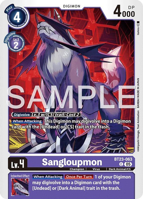 Sangloupmon - BT23-063 - Common