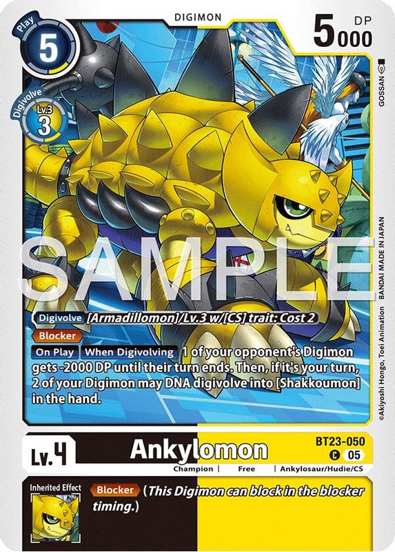 Ankylomon - BT23-050 - Common