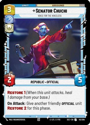 Senator Chuchi - Voice for the Voiceless - 45/264 - Uncommon