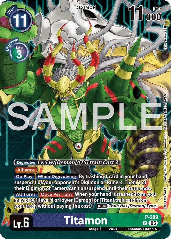 Titamon (Hacker's Slumber Box Promotion Pack) - P-209 - Promo