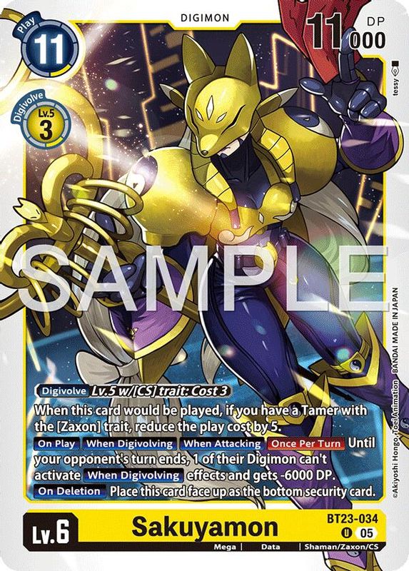 Sakuyamon - BT23-034 - Uncommon