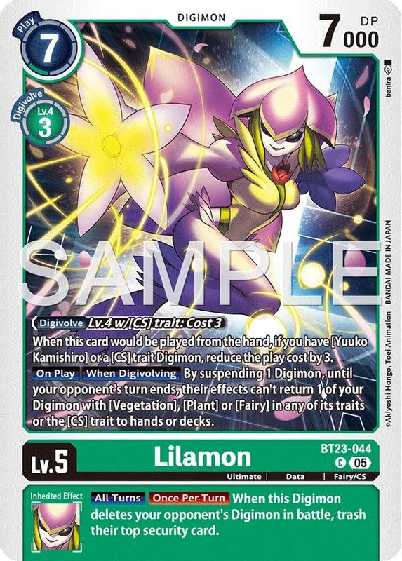 Lilamon - BT23-044 - Common