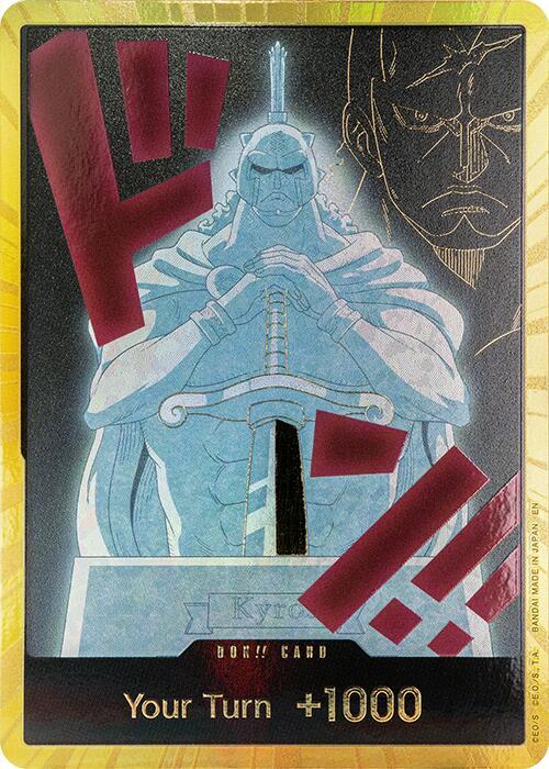 DON!! Card (Kyros) (Gold) - PRB02 - DON!!