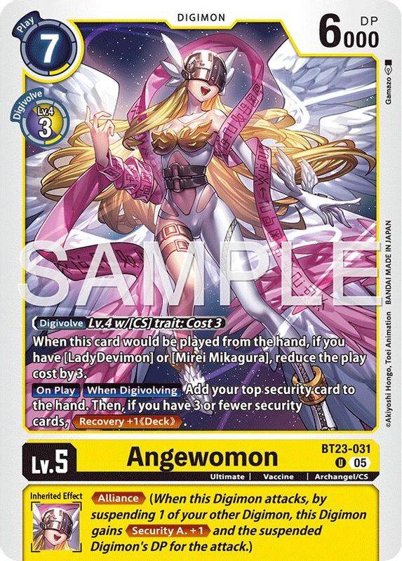 Angewomon - BT23-031 - Uncommon