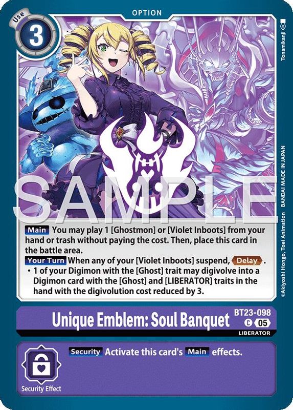 Unique Emblem: Soul Banquet - BT23-098 - Common