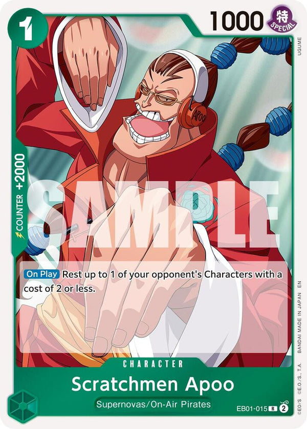 Scratchmen Apoo (Reprint) - EB01-015 - Rare