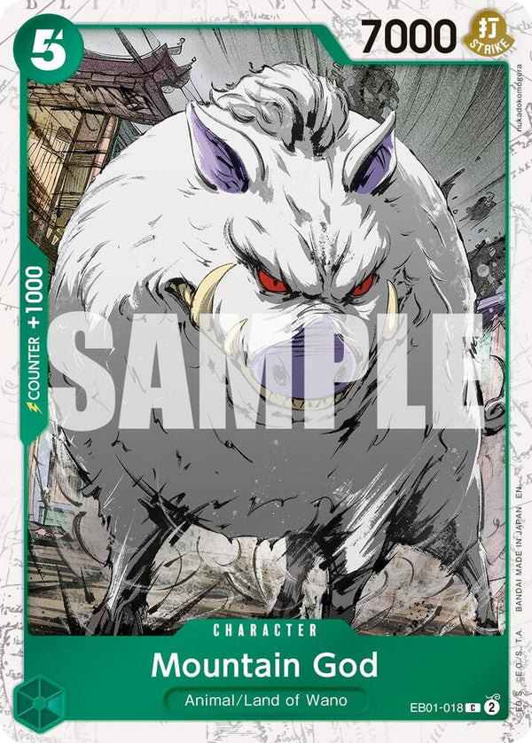 Mountain God (Pirate Foil) - EB01-018 - Common