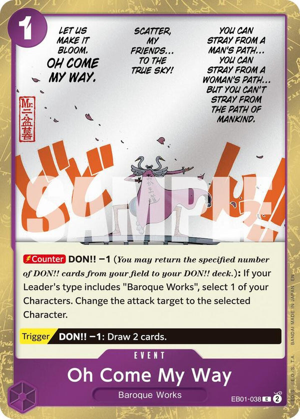 Oh Come My Way (Pirate Foil) - EB01-038 - Common
