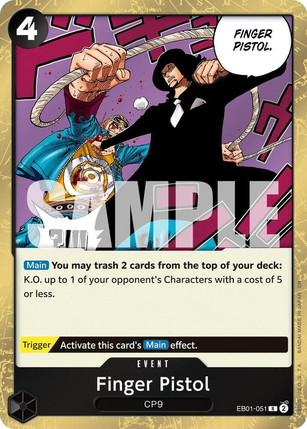Finger Pistol (Reprint) - EB01-051 - Rare