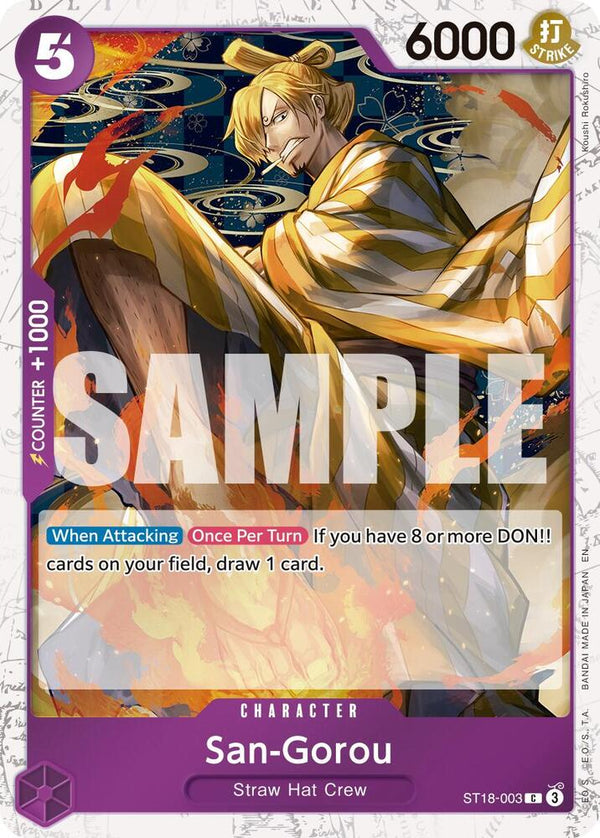 San-Gorou (Pirate Foil) - ST18-003 - Common