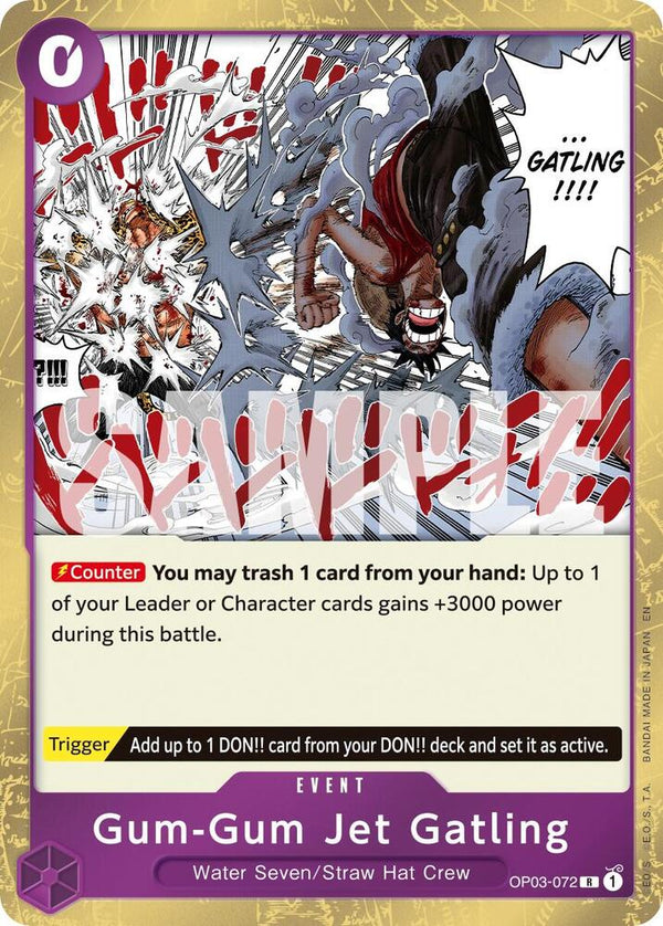 Gum-Gum Jet Gatling (Reprint) - OP03-072 - Rare