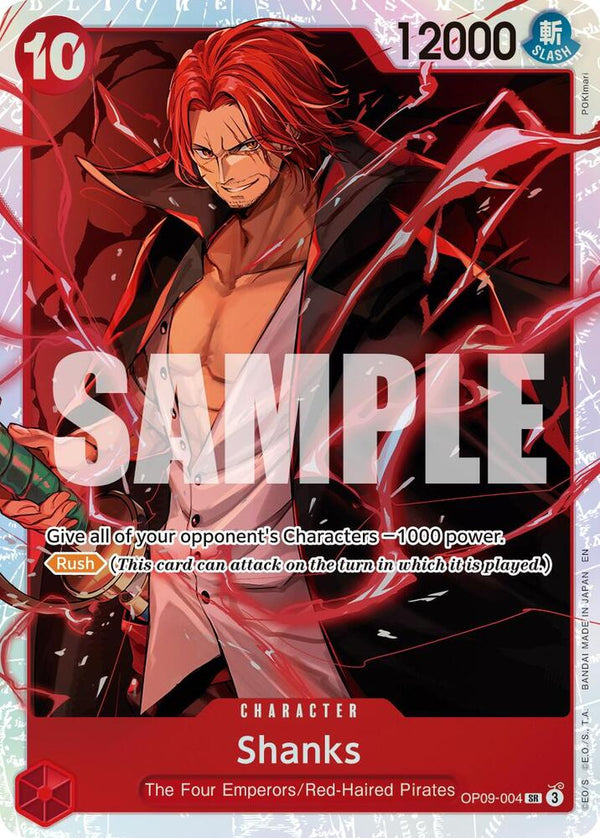 Shanks (Reprint) - OP09-004 - Super Rare
