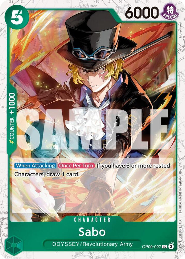 Sabo (Pirate Foil) - OP09-027 - Uncommon