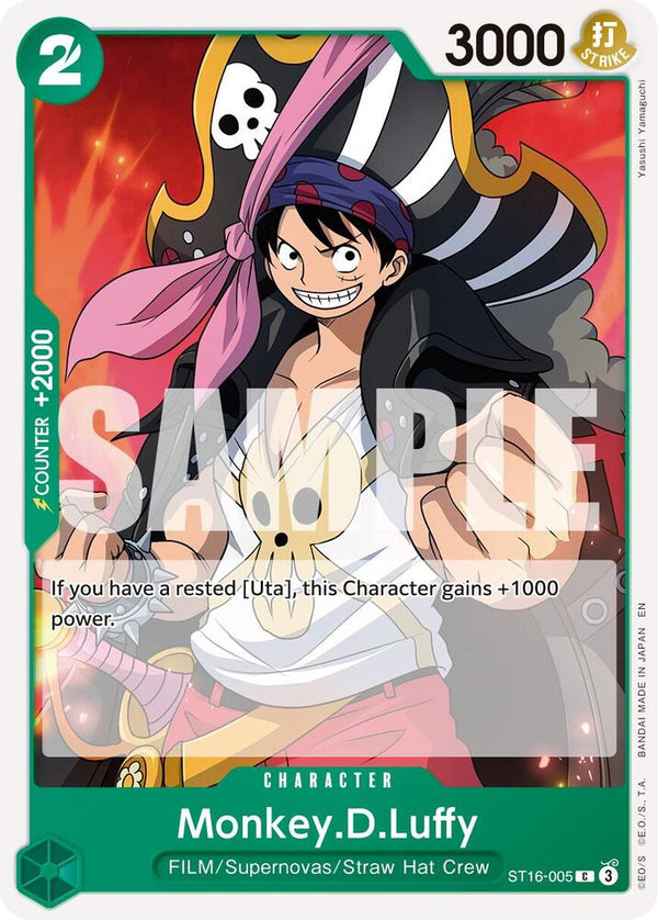 Monkey.D.Luffy (Reprint) - ST16-005 - Common