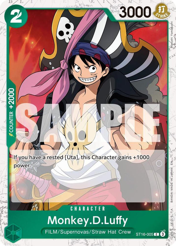 Monkey.D.Luffy (Pirate Foil) - ST16-005 - Common
