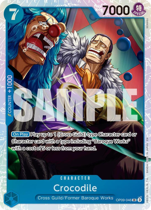Crocodile (Reprint) - OP09-046 - Super Rare