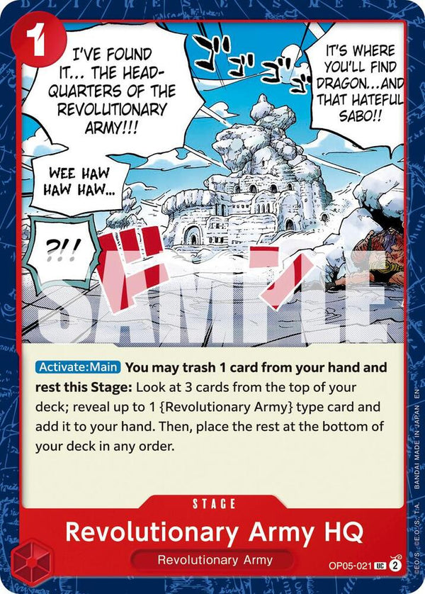 Revolutionary Army HQ (Reprint) - OP05-021 - Uncommon
