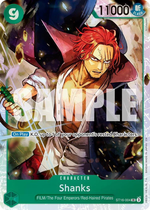 Shanks (Reprint) - ST16-004 - Super Rare