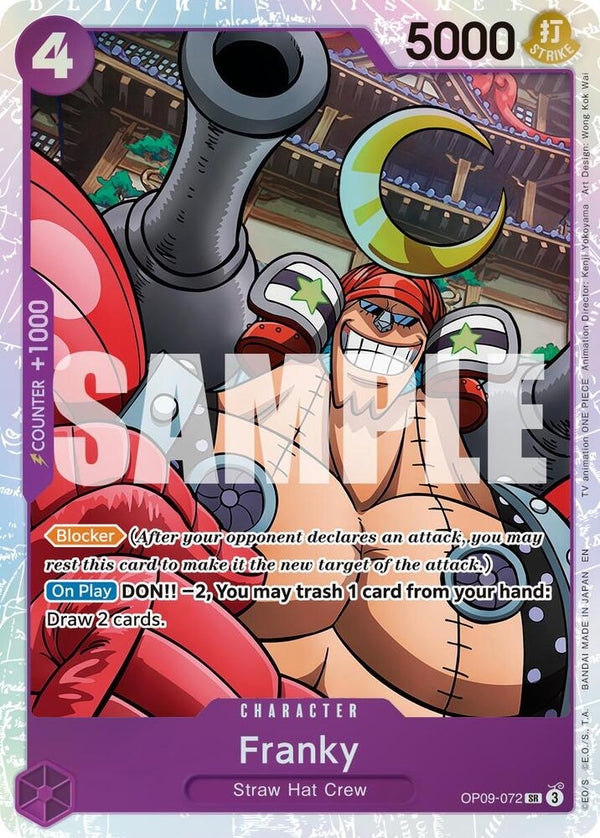 Franky (Reprint) - OP09-072 - Super Rare