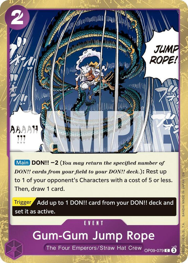 Gum-Gum Jump Rope (Pirate Foil) - OP09-079 - Common