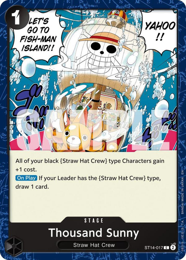 Thousand Sunny (Reprint) - ST14-017 - Common
