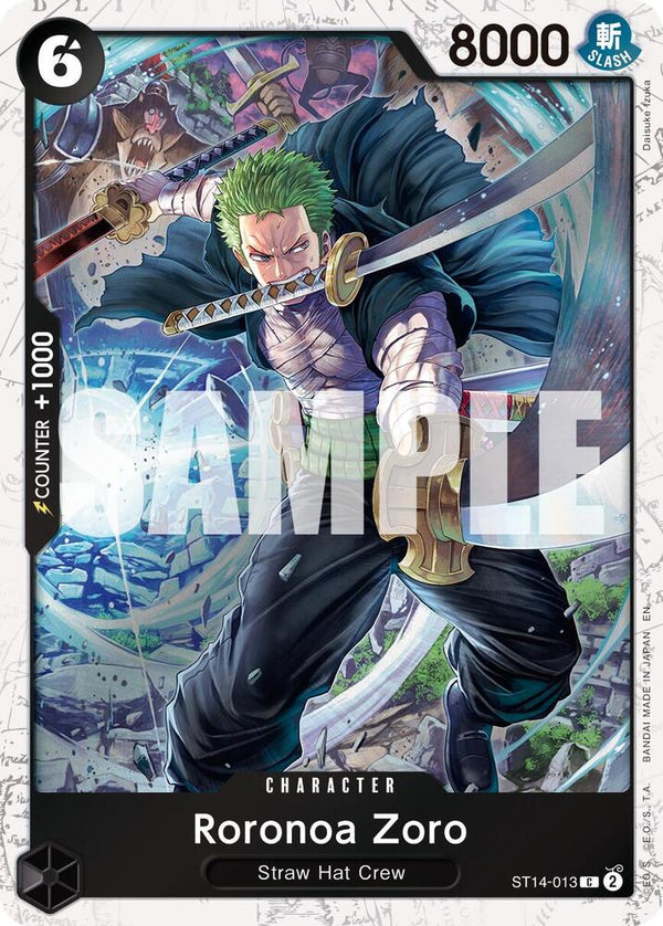 Roronoa Zoro (Pirate Foil) - ST14-013 - Common