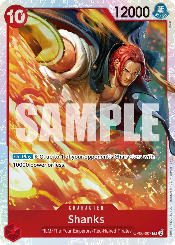 Shanks (Reprint) - OP06-007 - Super Rare