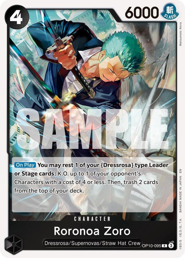 Roronoa Zoro (Reprint) - OP10-095 - Rare