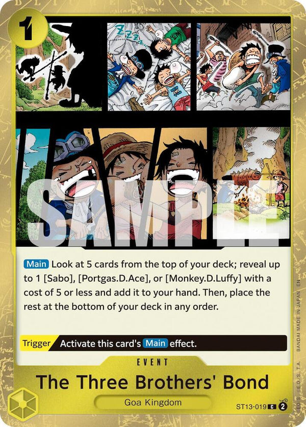 The Three Brothers' Bond (Pirate Foil) - ST13-019 - Common