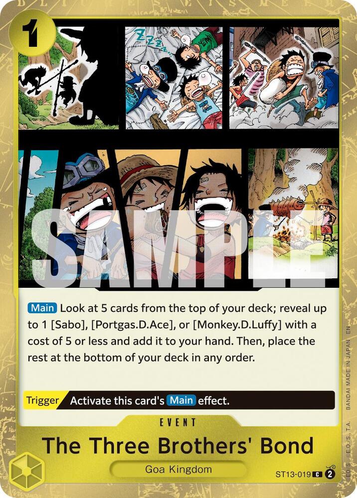 401 Games Canada - The Three Brothers' Bond (Pirate Foil) - ST13-019