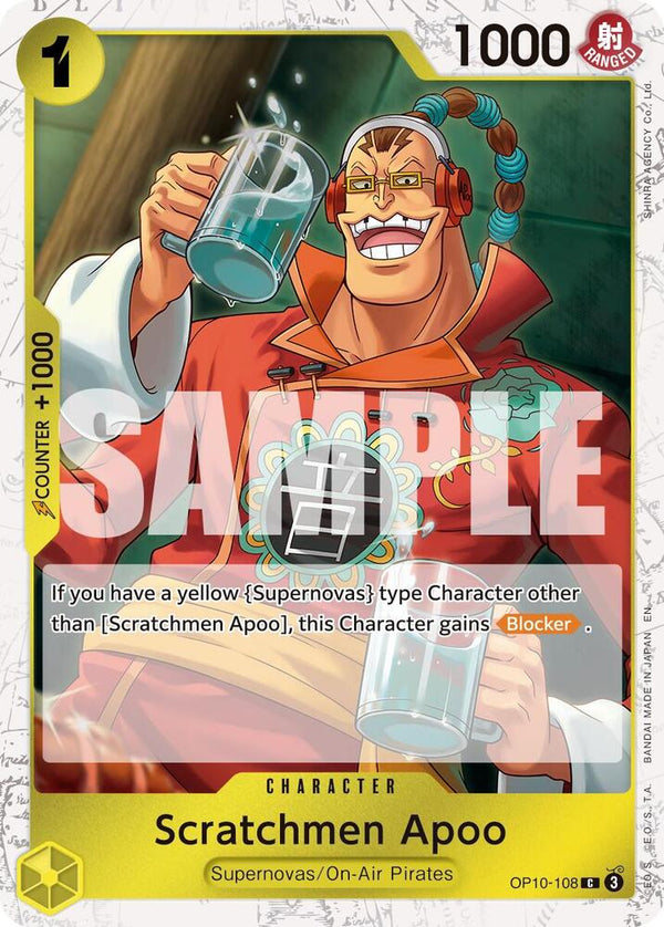 Scratchmen Apoo (Pirate Foil) - OP10-108 - Common